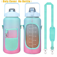 2L Water Bottle Cover Insulator Sleeve Bag Tumbler Bottle Case Bag With Strap Portable For Camping Outdoor Sports Drinkware Bag