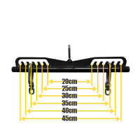 Fitness Lat Pull Down בר גלגלת חדר כושר חיבור למכונת חתירה אימון חתירה אימון T-bar V-bar גבוה נמוך ידית אימון דו ראשי תלת ראשי