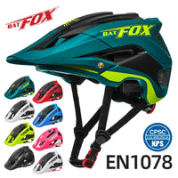 BATFOX Bicycle Helmet Bike Helmet Cycling Ultralight Integrally-Molded Bike Mountain Road MTB Man Bicycle Equipment Bike Helmet