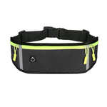 Running Waist Bag Sport Belt Pack with Adjustable Strap 3 Pockets Waterproof Gym Bag for Running Hiking Travel Outdoors Sport