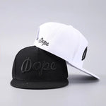 Cross-border hot DOPE baseball caps personality flat eaves embroidery letters hip hop street dance couple cap spot wholesale