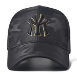 Fashion hip hop baseball cap MY Three-dimensional Embroidery Camouflage caps Men Women Summer sun hats Adjustable Hats Gorra