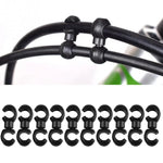 20/10pcs Bicycle Brake Gear Cable Clips MTB Bike S Style Brake Gear Cable Clips Bicycle Buckle Hose Clasp Cycling Accessories