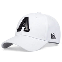 Summer Fashion Men Baseball Cap Letter A Embroidery Snapback Hat Cotton Adjustable Hip Hop Hat Sports Trucker Caps Sun Hats Bone