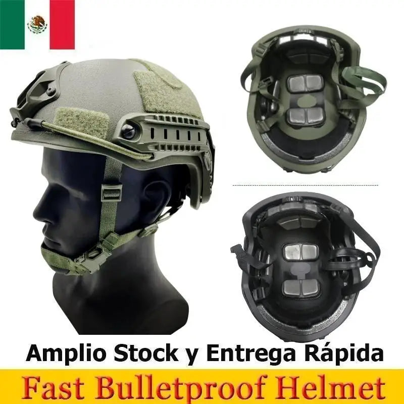 Bulletproof Helmet Wendy's suspension liner Kevlar Tactical Bulletproof Helmet FAST HDPE NIJ IIIA High Cut Ballistic Helmet