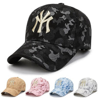 Spring Summer Fashion Letters Embroidery Adjustable Baseball Cap Men and Women Outdoors Sports Caps High Quality Adult Sun Hats