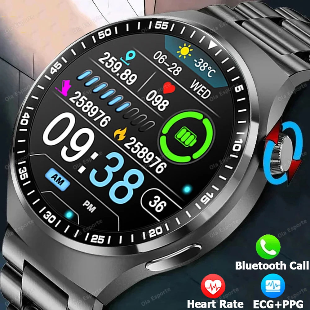 2024 New GT3 Pro Smart Watch Men Women AMOLED 420*420 HD Screen Heart Rate Bluetooth Calls Waterproof SmartWatch For Android IOS