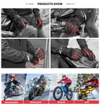 KEMiMOTO CE Motorcycle Gloves Winter Black Guantes Moto Invierno Warm Touch Screen Waterproof Windproof Gloves Protective