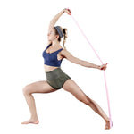 Yoga Pilates Resistance Band Long Training Stretch Bands for Physical Therapy Lower Body home Strength Elastic Exercise Bands