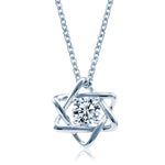 Jewish Magen Star of David Sterling 925 Silver Necklace Women Men Israel Judaica Hebrew Jewelry Hanukkah Pendants