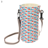 Portable Sport Water Bottle Cover Mesh Cup Sleeve Pouch With Strap Mobile Phone Bag Visible Bag Outdoor Camping Accessories