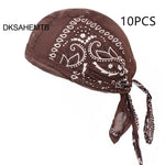 2022 Quick Dry Cotton Pirate Hat Adjustable Cancer Chemo Cap For Men Women Breathable Outdoor Sport Bandana Cycling Headscarf