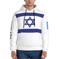 Israel IL 3D Country Flag Print Custom Name Number Men Sweatshirt Women Hip Hop Streetwear Tracksuit Clothing