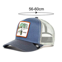 New Animal Embroidery Baseball Cap Scorpion Man's Cap Trucker's Cap Hound Outdoor Breathable Sun Protection Hats Dropshipping