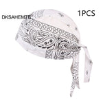 2022 Quick Dry Cotton Pirate Hat Adjustable Cancer Chemo Cap For Men Women Breathable Outdoor Sport Bandana Cycling Headscarf