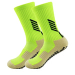 UGUPGRADE 2023 New ANTI SLIP Football Socks Mid Calf Non Slip Soccer Cycling Sports Socks Mens Warm Sock EU38-45