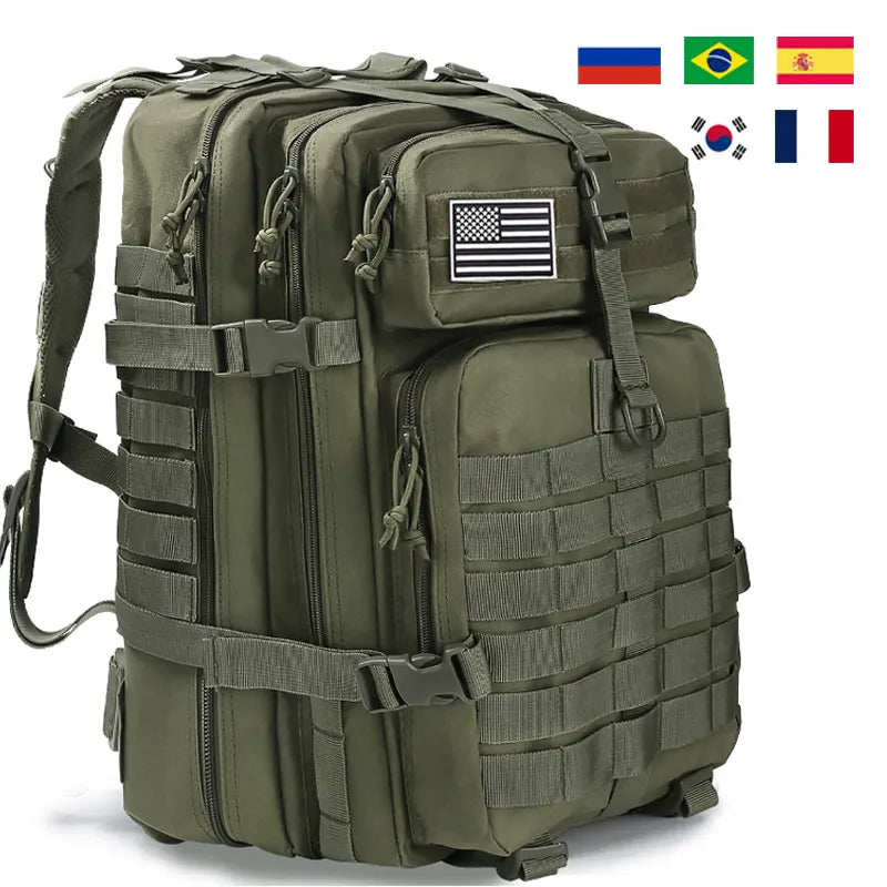 Military Tactical Backpack Men 50L /25L Waterproof Large Capacity Bags Assault Pack For Camping Hunting Trekking Men Rucksacks