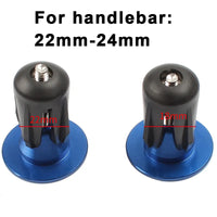 1 Pair Mountain Road Bike Handlebar End Plugs Aluminum Alloy Handle Bar End Cap BMX MTB Bike Grip Cover Bicycle Accessories