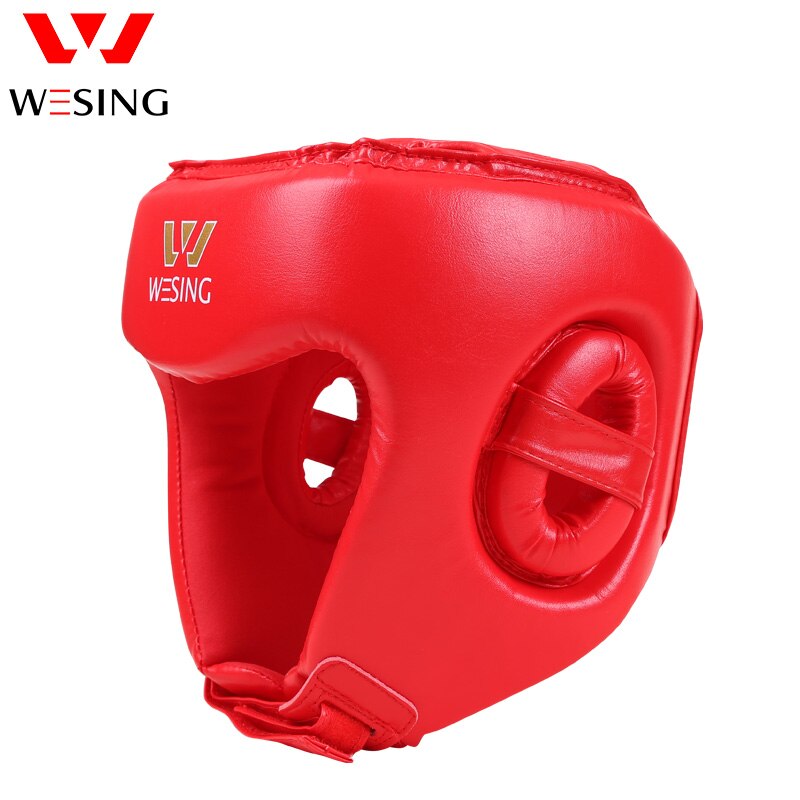 Wesing Boxing Sanda Training Head Guard Boxing Muay Headgear Thai Kickboxing Head Protector