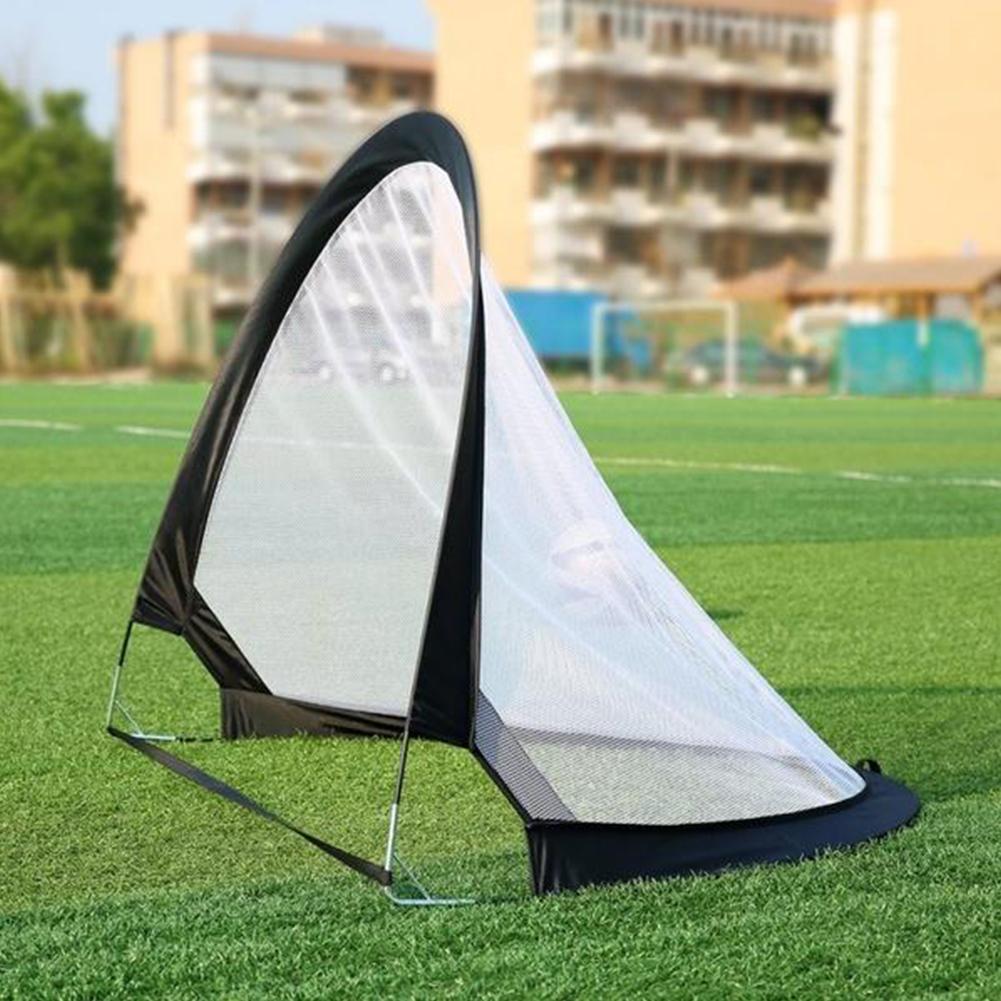 1PCSFootball goal Kid Potable Folding Goal Soccer Football Outdoor Training Net Interactive Toy Soccer Football Goal Net Folding