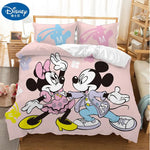 Disney Mickey Minnie Mouse Bedding Sets  Duvet Cover Sets Twin Full Queen King Size Bedroom Decoration Birthday Gift