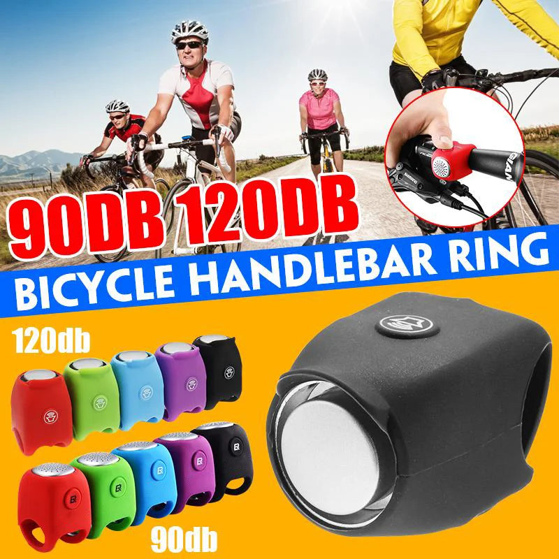 2023 Super Bike Horn Bike Bell 90DB Cycling Handlebar Horn Bicycle Water-Resistant Rainproof 3 Sound MTB Accessories