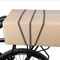 Bicycle Luggage Rack Carrier Elastic Band Cargo Racks Tied Rubber 3 fixed Straps Rope Tape With Hooks MTB Cycling Accessories