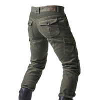 2023 New Motorcycle Black Men Jeans Upgrade Extension Protector Detachable Racing Road Rider Four Seasons Casual Fashion Pants