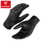 Real Leather Motorcycle Gloves Waterproof Windproof Winter Warm Summer Breathable Touch Operate Guantes Moto Fist Palm Protect