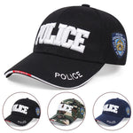 POLICE Baseball Cap For Men Adjustable New Snapback Hombre Outdoor Sun Protection Adult Trucker Hats Letter Embroidery Cap Male