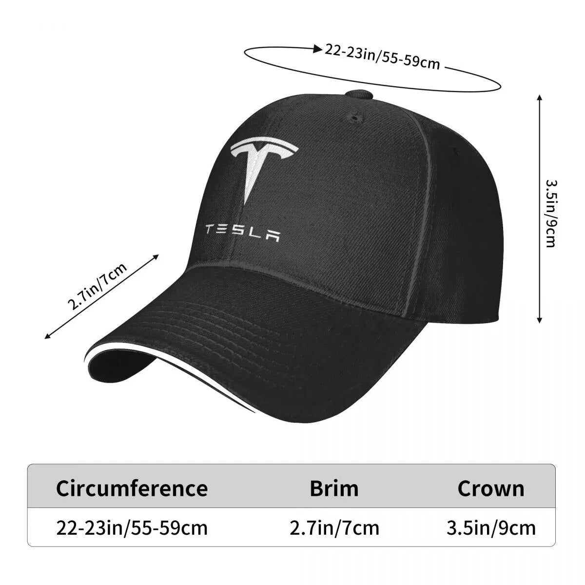 Tesla Baseball Caps Stuff Retro Headwear Unisex Outdoor Activities Adjustable