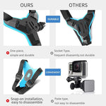 Motorcycle Helmet Strap Base Bracket Holder for GoPro Hero 9 8 6 5 Helmet Chin Mount Holder Action Sport Camera Accessories