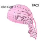 2022 Quick Dry Cotton Pirate Hat Adjustable Cancer Chemo Cap For Men Women Breathable Outdoor Sport Bandana Cycling Headscarf