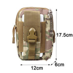 Waist Pack Men's Casual Bag Travel Purse Waterproof Belt Zipper Tactical Outdoor Sport Fanny Multifunction Pack Phone Pocket