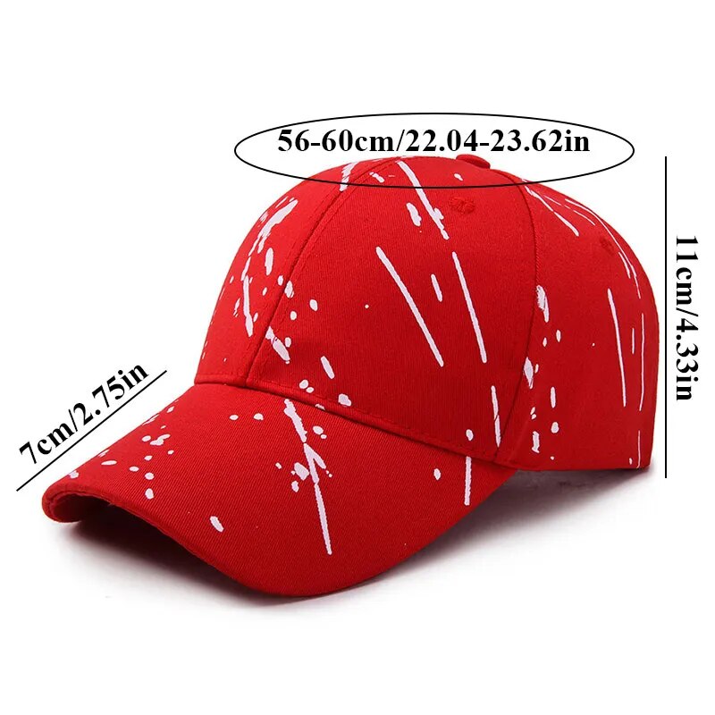 Men Baseball Cap Graffiti Snapback Hip Hop Caps Summer Outdoor Man Male Adjustable Visor Hat Cotton Snapback Cap Sun Protection