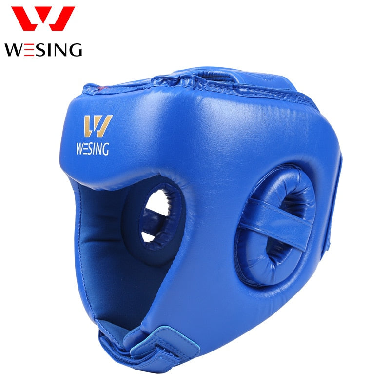 Wesing Boxing Sanda Training Head Guard Boxing Muay Headgear Thai Kickboxing Head Protector