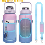 2L Water Bottle Cover Insulator Sleeve Bag Tumbler Bottle Case Bag With Strap Portable For Camping Outdoor Sports Drinkware Bag