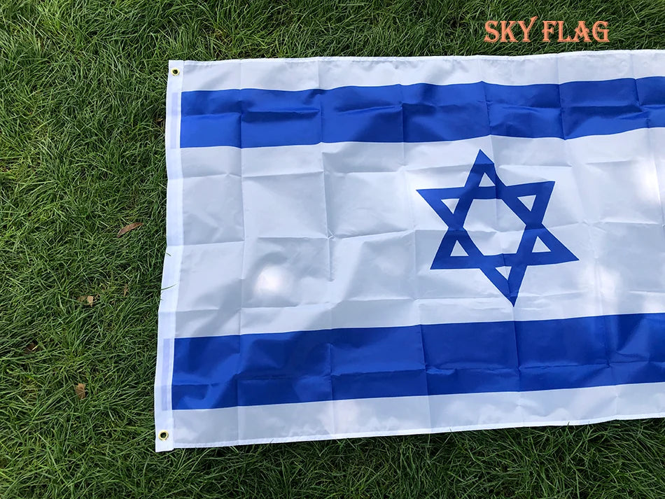 SKY FLAG Israel National Flag 90X150cm Hanging Polyester ISR IL Israeli National Flags Banner home Decoration