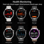 2024 New GPS Smart Watch Men AMOLED Screen Heart rate Bluetooth Call NFC IP68Waterproof BloodSugar Smartwatch For Huawei GT4 Pro