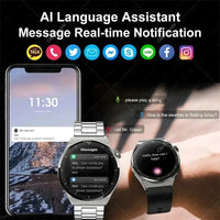 2024 New GT3 Pro Smart Watch Men Women AMOLED 420*420 HD Screen Heart Rate Bluetooth Calls Waterproof SmartWatch For Android IOS