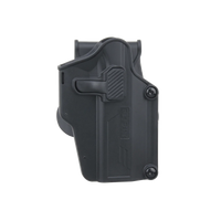 Victoptics Double Magazine Pouch Multi-Fit Holster Auto-locking universal Pistol Holster right hand double stacks 9mm .40 .45