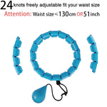 28 Smart Adjustable Sport Hoops Abdominal Thin Waist Exercise Detachable Hola Massage Fitness Hoop Gym Home Training Loss Weight