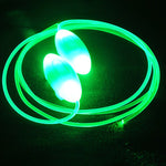 LED Sport Shoe Laces Flash Light Up Glow Stick Strap Shoelaces Party Club  New Arrival Promotion