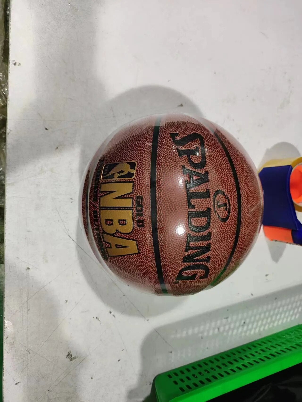 Original Spalding Basketball Size 7 PU Rubber High Quality Standard Basketball Ball Outdoor or Indoor Training for Sports