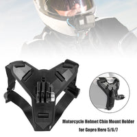 Motorcycle Helmet Strap Base Bracket Holder for GoPro Hero 9 8 6 5 Helmet Chin Mount Holder Action Sport Camera Accessories