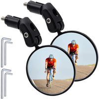 Universal Bicycle Mirror   Rearview Adjustable Rotate Wide-Angle Cycling Handlebar Rear View Mirrors for MTB Road Bike Accessori