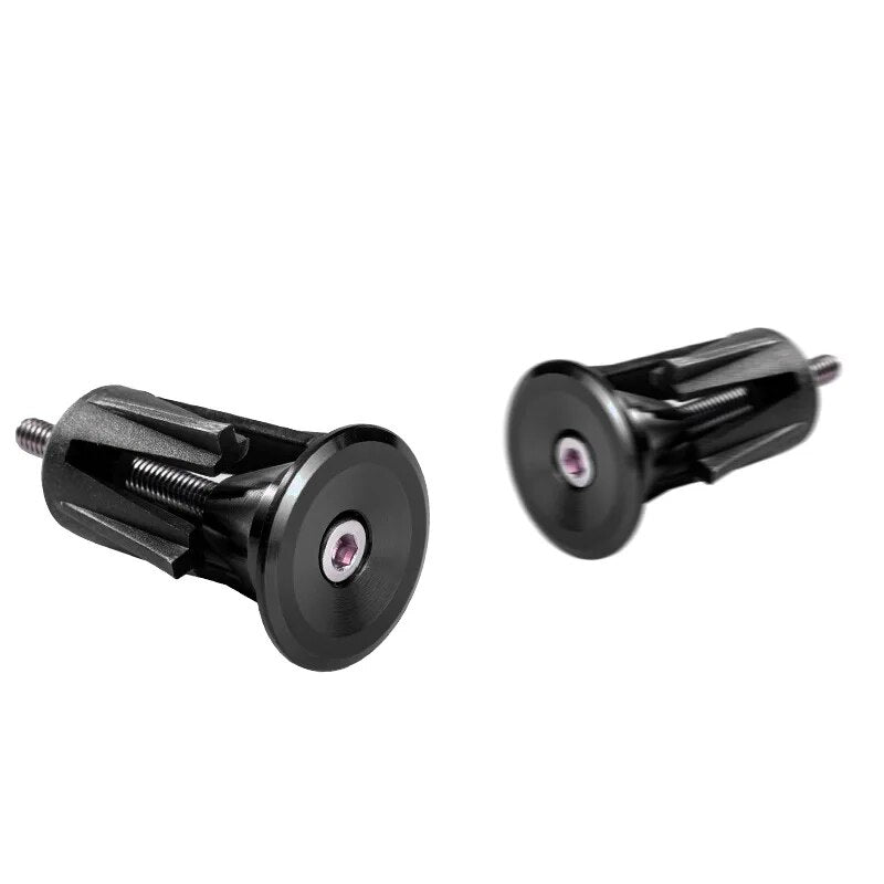 2pcs MTB Aluminum Bicycle Handlebar Plugs Anodised Coloured Road Bike Handlebar Grip End Cap Lock MTB Bike Bicycle Accessories