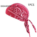 2022 Quick Dry Cotton Pirate Hat Adjustable Cancer Chemo Cap For Men Women Breathable Outdoor Sport Bandana Cycling Headscarf