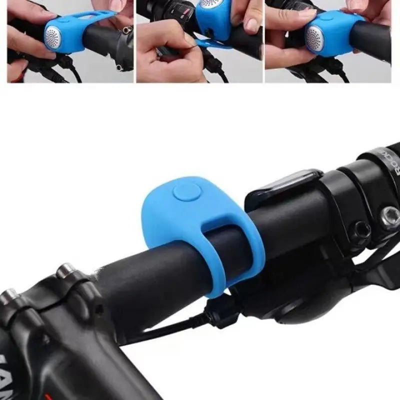 2023 Super Bike Horn Bike Bell 90DB Cycling Handlebar Horn Bicycle Water-Resistant Rainproof 3 Sound MTB Accessories