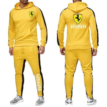 2023New Brand Super Car Clothing Autumn Winter Oversize Hoodie Sweatshirt Tracksuit Women/Men's Sets Clothes+Jogging Pants